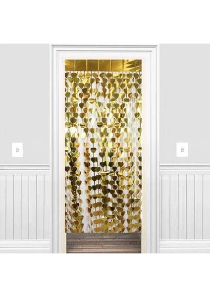 Kalpli Kapı ve Fon Perdesi, 1 x 1,8 mt - Altın