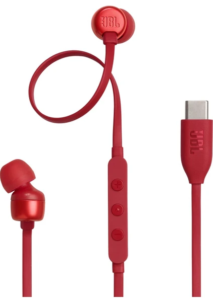 Jbl Tune 310C, Usb-C Kulakiçi Kulaklık, kırmızı