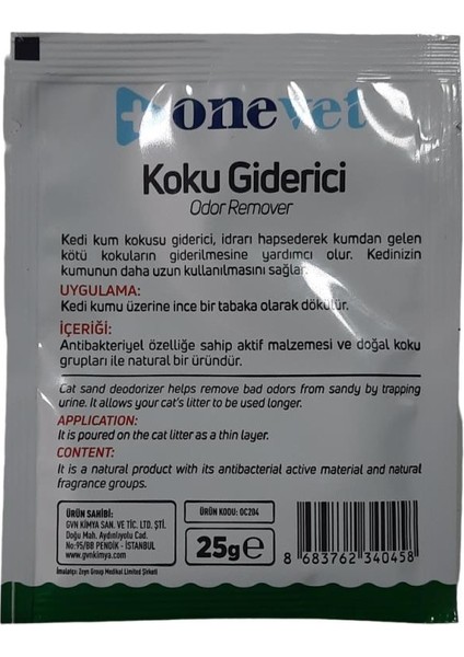 Kedi Kum Kokusu Giderici Yasemin Kokulu 25 gr