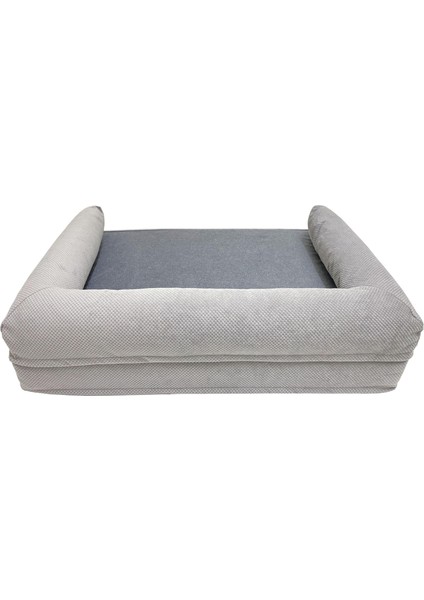 Bolster Üst Kalite Köpek Yatağı 6,5-10CM Süngerli Sıvı Geçirmez Alezli. %100 Elyaflı. 2 Fermuarlı fırsatları