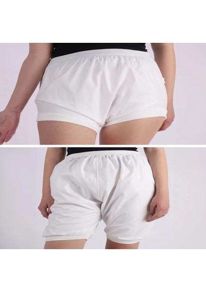 Ribanalı Kısa ve Uzun Model Birlikte Emici Külot Hasta Emici Mesane Külot Sızdırmaz