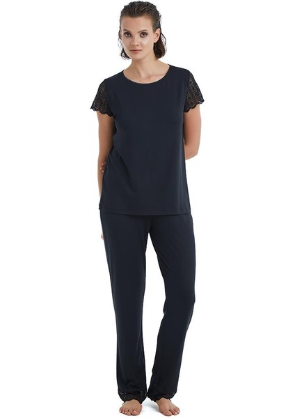 Kadın Siyah Pijama Takımı 51302