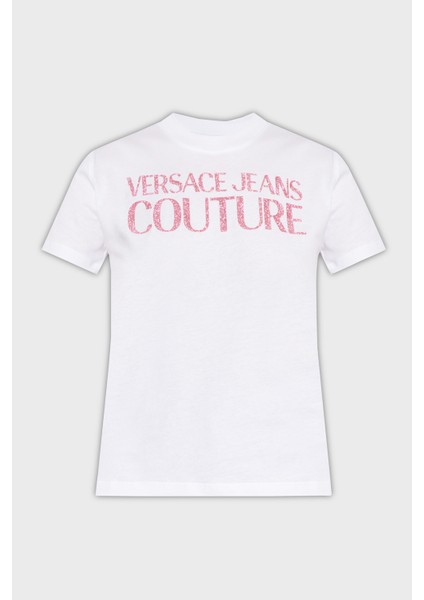 Versace Jeans Couture T Shirt Bayan T Shirt 76HAHG03 CJ00G 003