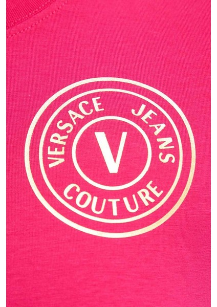 Versace Jeans Couture Pamuklu Slim Fit Mini Elbise Kadın Elbise 76HAOT02 CJ03T G49