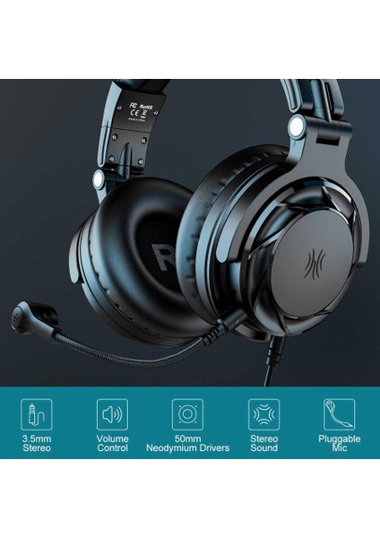 Progd Mikrofonlu Gaming Headset Kulaklık