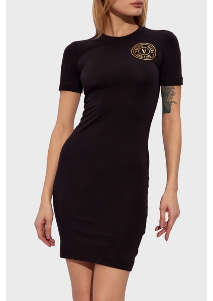Pamuklu Slim Fit Mini Elbise Kadın Elbise 76HAOT02 CJ03T G89
