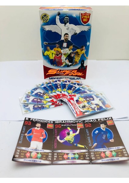 Süper Final Mekanik Adamlar Futbolcu Kartları En Son Seri 25 Paket 3'lü (75 Kart)