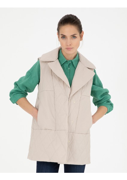 Kadın Bej Yelek 50288294-VR085 modelleri