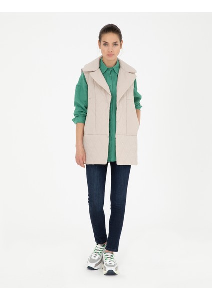 Kadın Bej Yelek 50288294-VR085 fırsatları