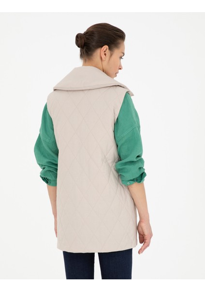 Kadın Bej Yelek 50288294-VR085 indirimleri