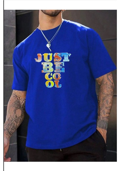 Just Be Cool Baskılı Tshirt