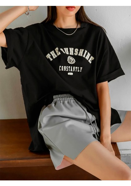 The Sunshine Baskılı T-Shirt