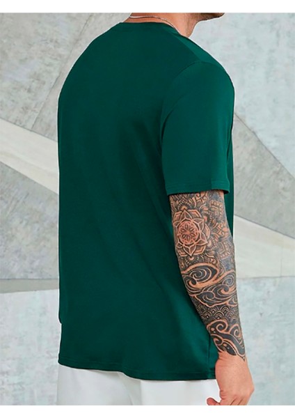 Believe Baskılı Bisiklet Yaka Tshirt modelleri