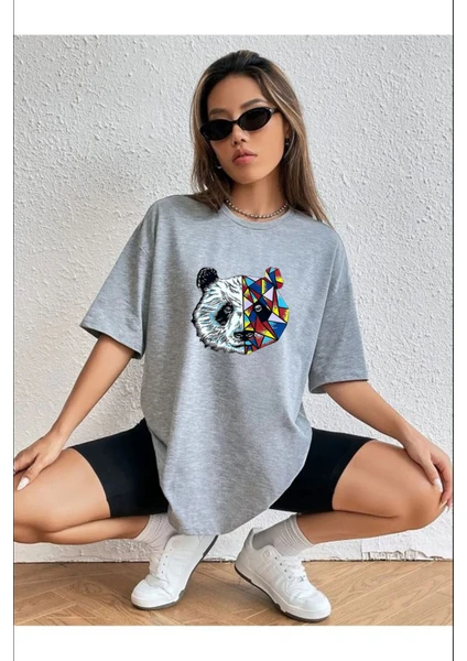 Panda Baskılı T-Shirt