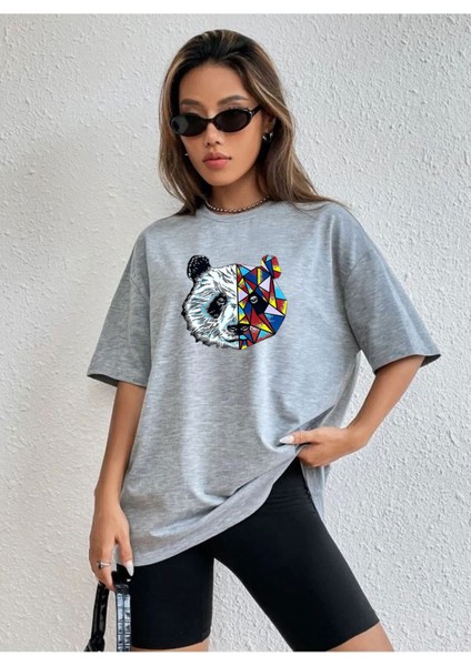 Panda Baskılı T-Shirt