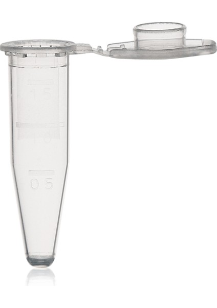 Mikro Santrifüj Tüp, 1,5 Ml, Şeffaf (500 Adet)