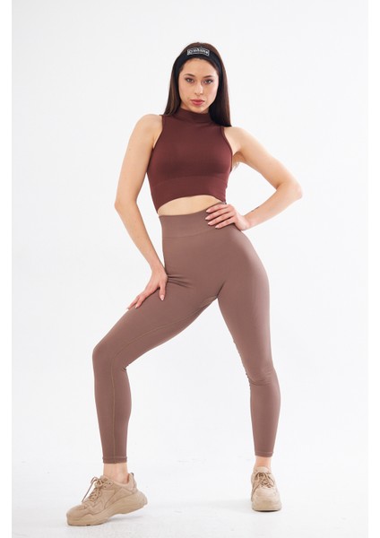 Kalçası Büzgülü Premium Fitilli Ekstra Push Up Yüksek Bel Esnek Toparlayıcı Spor Tayt fiyatları