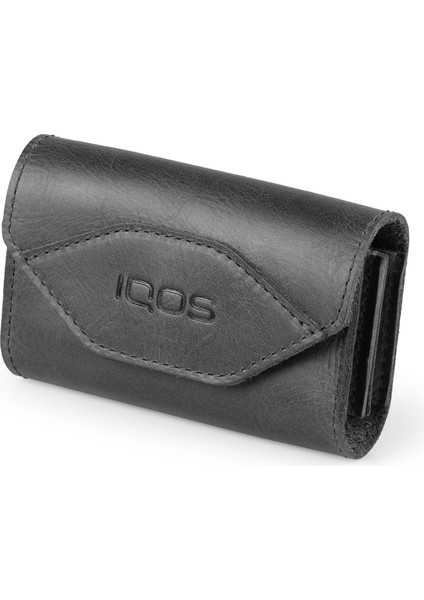 Iqos 3.0 Iqos 3 Duo Iqos 2.4 Için Uyumlu Hakiki Deri Taşıma Kılıfı - Siyah