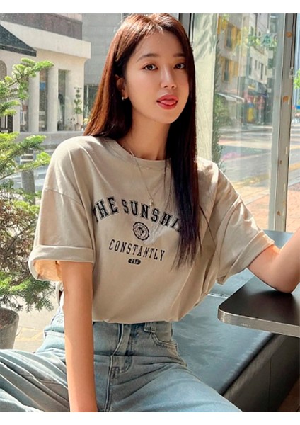 The Sunshine Baskılı T-Shirt