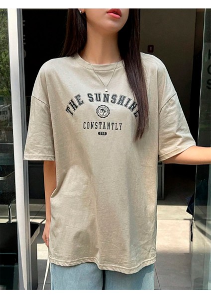 The Sunshine Baskılı T-Shirt modelleri