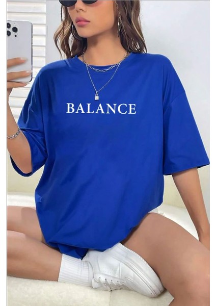 Balance Baskılı T-Shirt