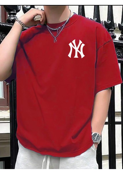 Ny Baskılı Bisiklet Yaka Tshirt modelleri