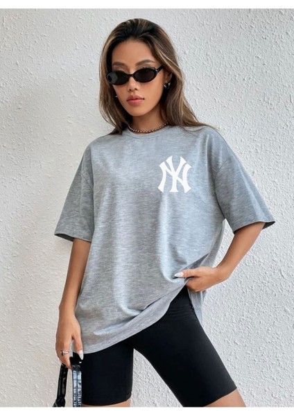 Ny Baskılı Bisiklet Yaka Tshirt modelleri