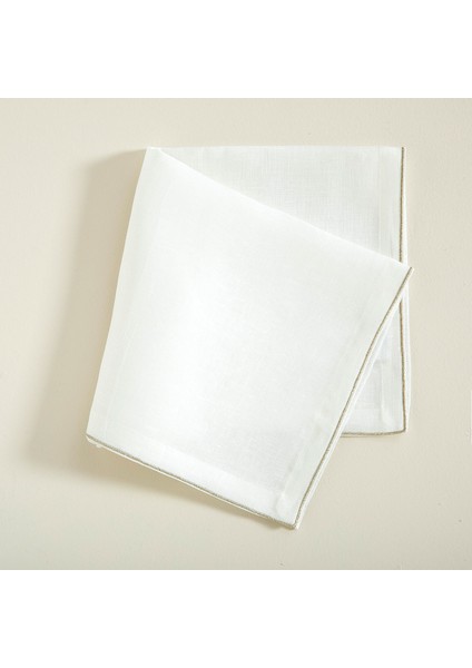 Natty Peçete 45X45 cm Ekru-Gold