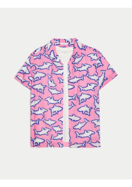 Desenli T-Shirt & Gömlek Takımı (6-16 Yaş) fırsatları