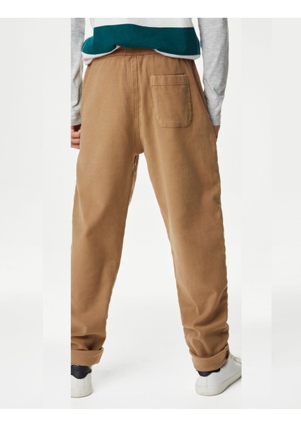 Relaxed Kesim Pamuklu Chino Pantolon (6-16 Yaş) fırsatları