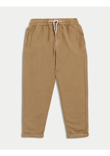 Relaxed Kesim Pamuklu Chino Pantolon (6-16 Yaş) indirimleri