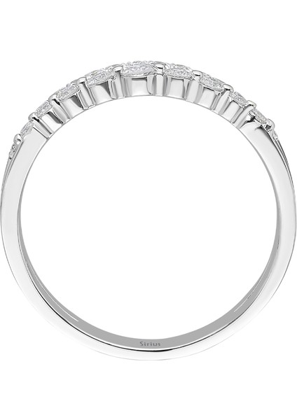 Çift Kollu Pırlanta Yarım Tur Yüzük 0404R0382 modelleri