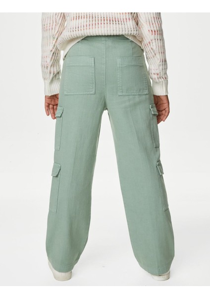 Straight Denim Kargo Jean