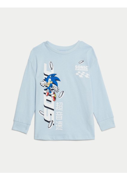 Uzun Kollu Sonic The Hedgehog™ T-Shirt