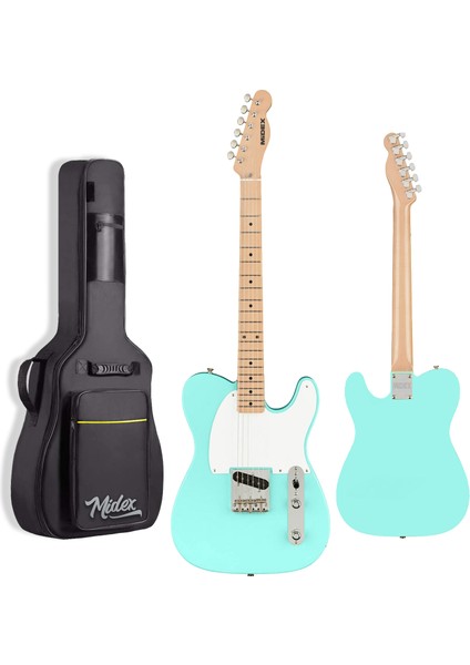 TLX-50GR-25AMP Tele Kasa Maple Klavye 2 Single-Coil 25 W Amfili Elektro Gitar
