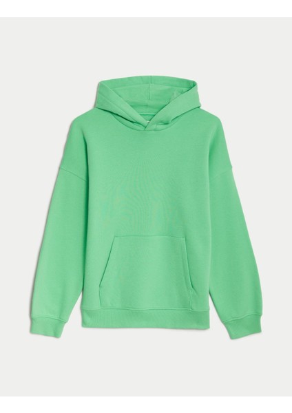 Kapüşonlu Oversize Sweatshirt