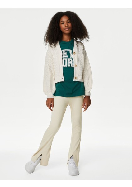 Flared Fit Legging Tayt (6-16 Yaş)