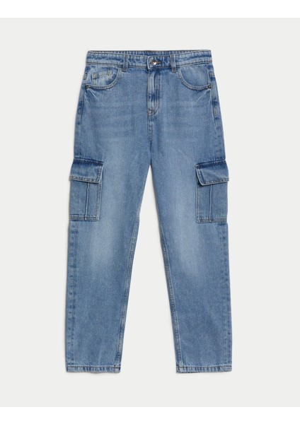 Relaxed Fit Kargo Jean Pantolon indirimleri