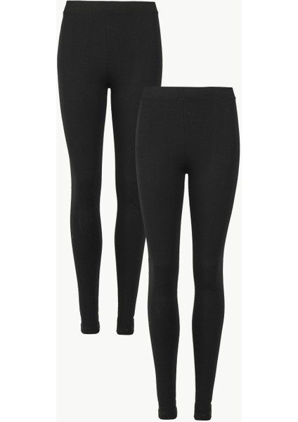 2'li Yüksek Belli Tayt Seti indirimleri