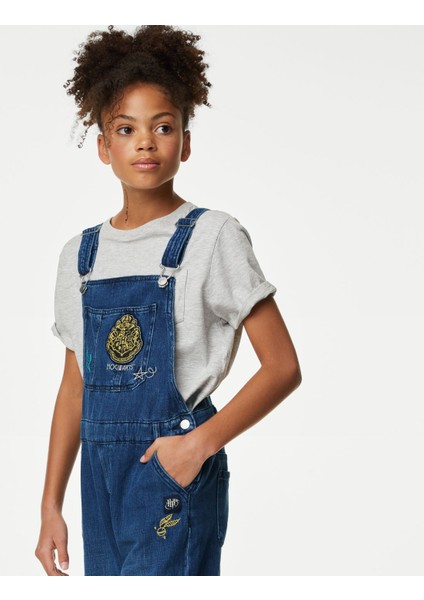 Harry Potter™ Temalı Denim Tulum