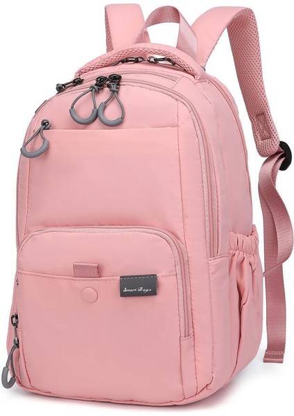 Ekstra Hafif Orta Boy Uniseks Sırt Çantası BC 3243 - Pudra modelleri