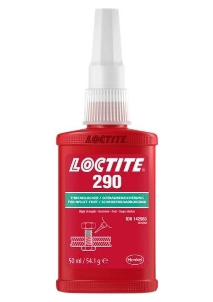 290 Orta Mukavemet Sökülemez Civata Sabitleyici - 50 ml