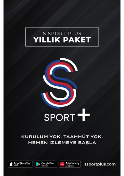 S Sport Plus 1 Yıllık Paket