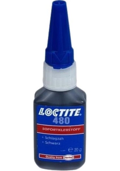 Loctıte 480 Kauçuk Takviyeli Elastik Hızlı Yapıştırıcı - 20 Gr.