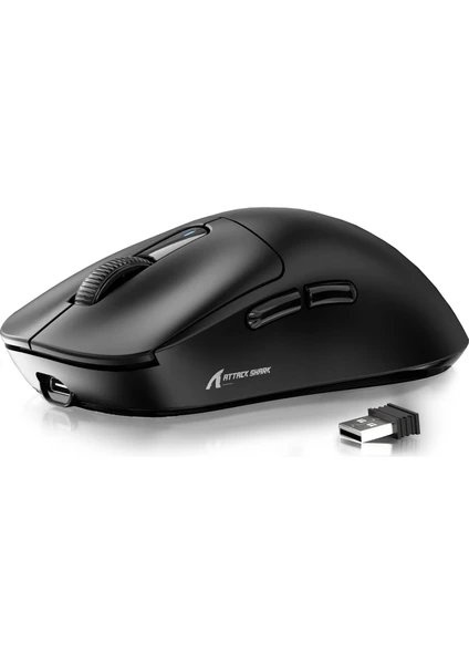 Attack Shark X3 Superlıght Kablosuz Oyuncu Mouse PAW3395 (Grıp Tape Hediyeli)