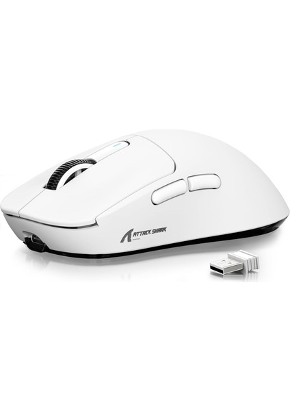 Attack Shark X3 Superlıght Kablosuz Oyuncu Mouse PAW3395 (Grıp Tape Hediyeli)