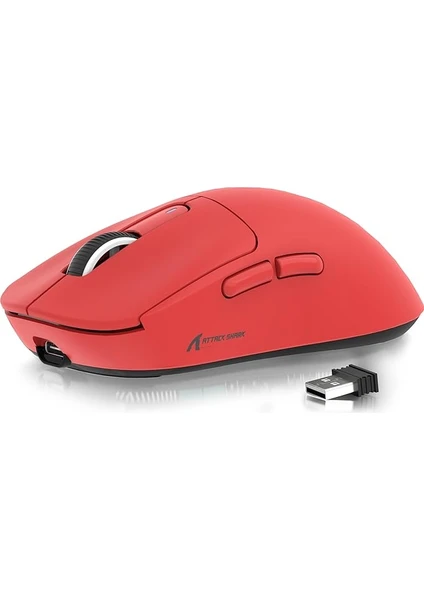 Attack Shark X3 Superlıght Kablosuz Oyuncu Mouse PAW3395 (Grıp Tape Hediyeli)