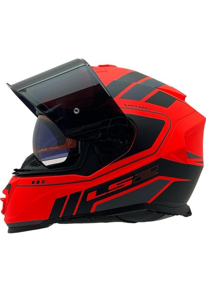 Storm 2 Fıst Mat Turuncu-Siyah Kask Siyah Cam modelleri