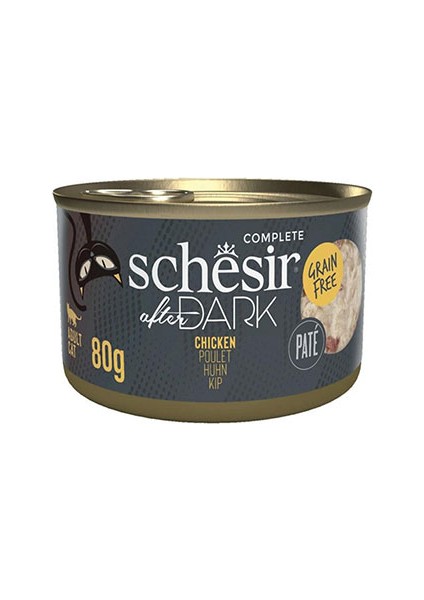 After Dark Pate Tavuk Etli Tahılsız Yetişkin Kedi Konservesi 12 Adet 80 gr