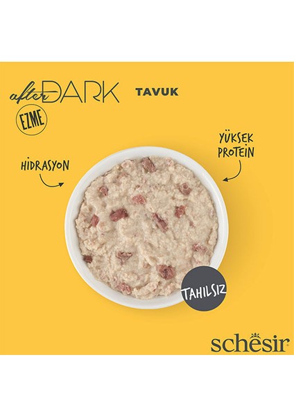 After Dark Pate Tavuk Etli Tahılsız Yetişkin Kedi Konservesi 12 Adet 80 gr